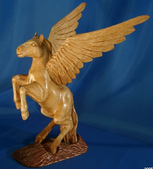 Резные работы: ПЕГАС